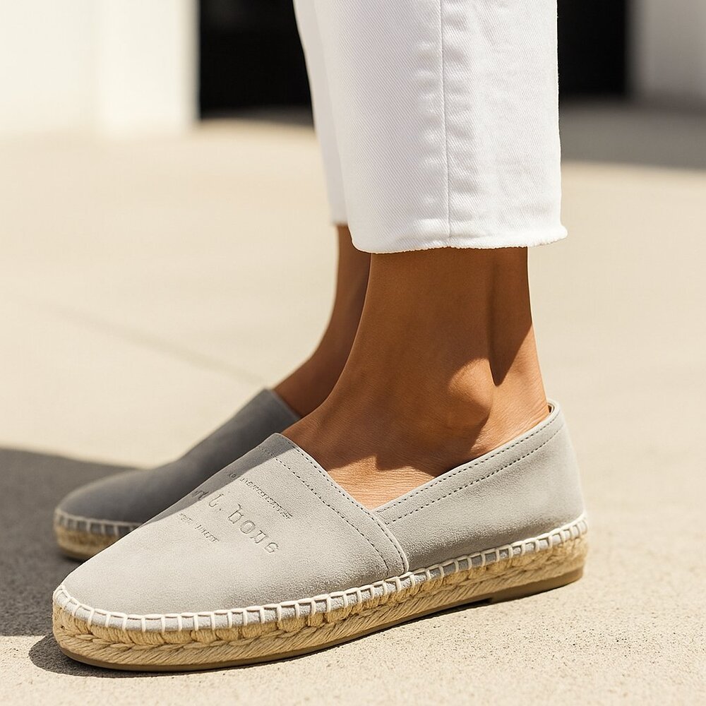 NEW Rag & Bone Edie Espadrilles in Cemento. Size 38. Retail- $275